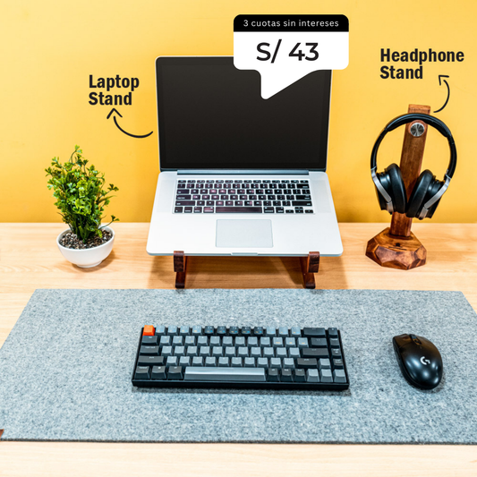 Pack | Laptop Stand + Headphone Stand